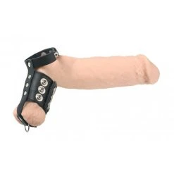 Strict Leather Leren Cockring En Ballstretcher -EasyToys Shop st366 l 4