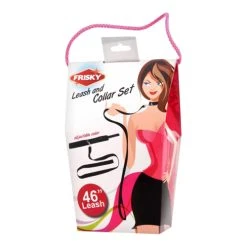 Frisky Riem En Halsband Set - Zwart -EasyToys Shop ve983 3